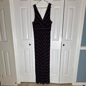 Torrid Black and Pink Maxi Dress